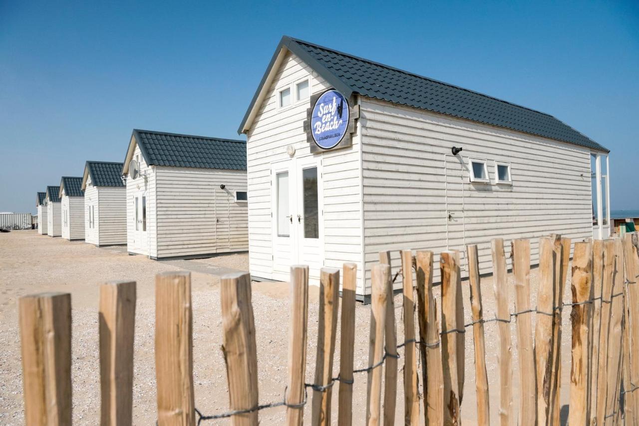 Surf En Beach Strandhuisjes Katwijk aan Zee Εξωτερικό φωτογραφία